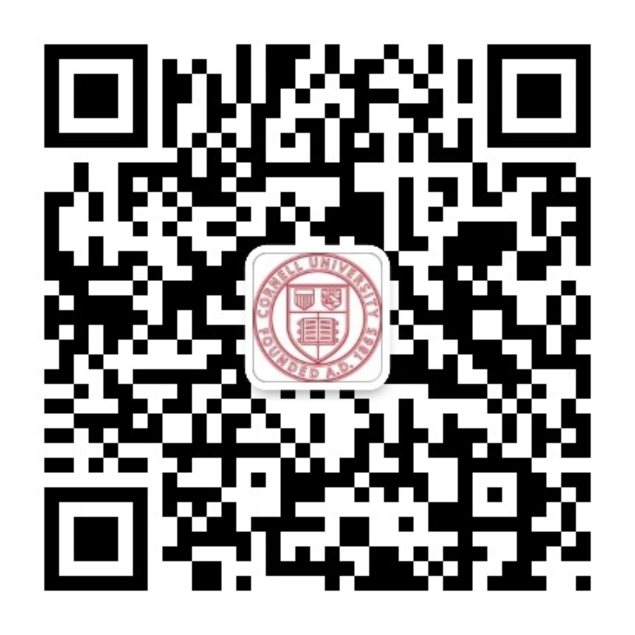 QR code Cornell WeChat Channel